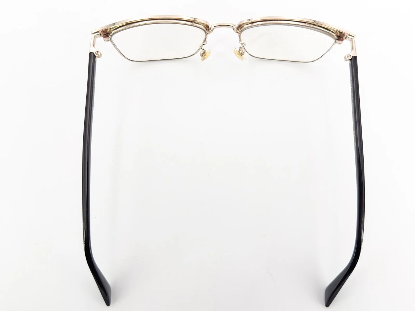 Gucci Eyeglasses Frames GG0130O 001 Black Gold Square Full Rim 53-18-145 4