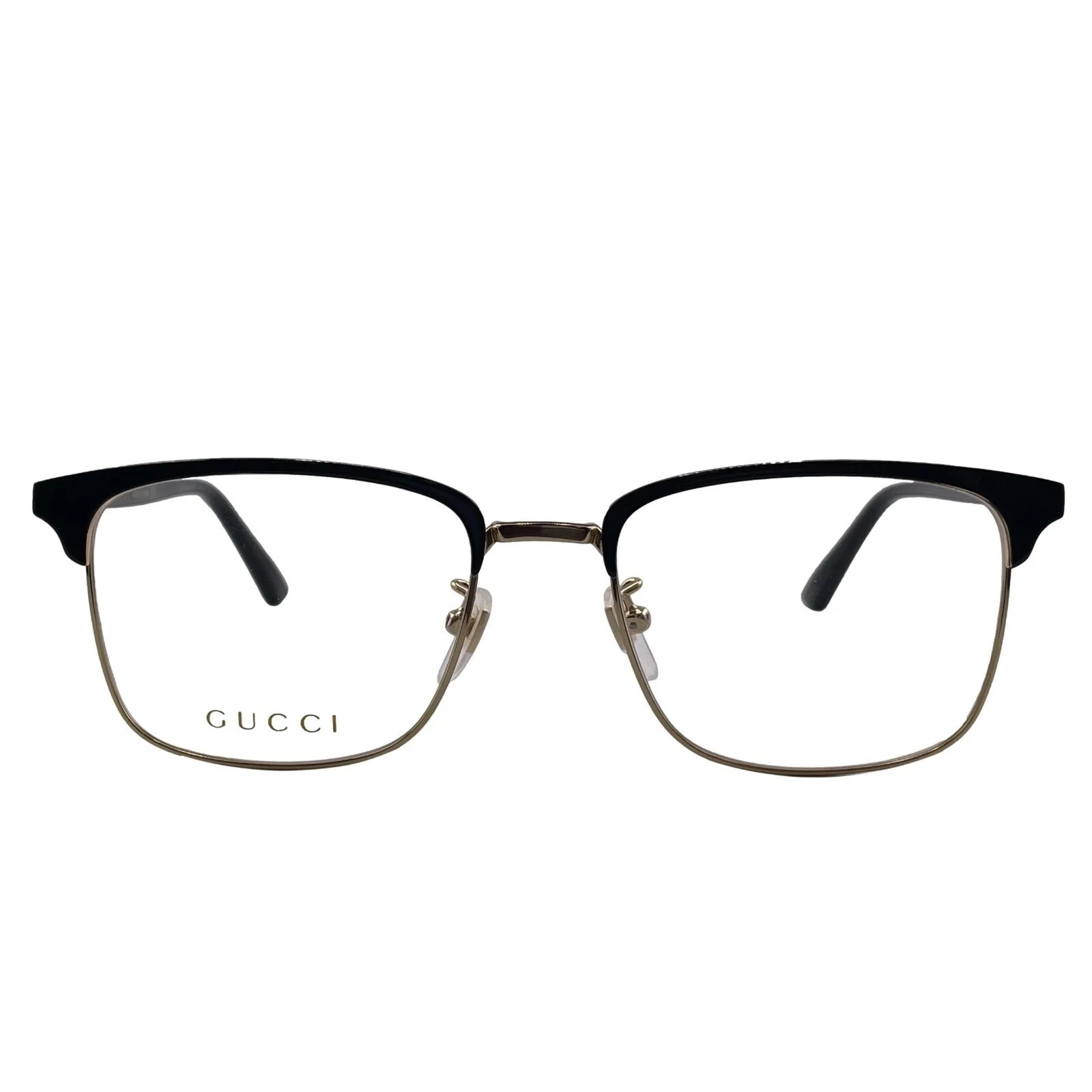 Gucci GG0130O Black / Gold Horn Rim Eyeglasses Frames 53mm 18mm 145mm 2