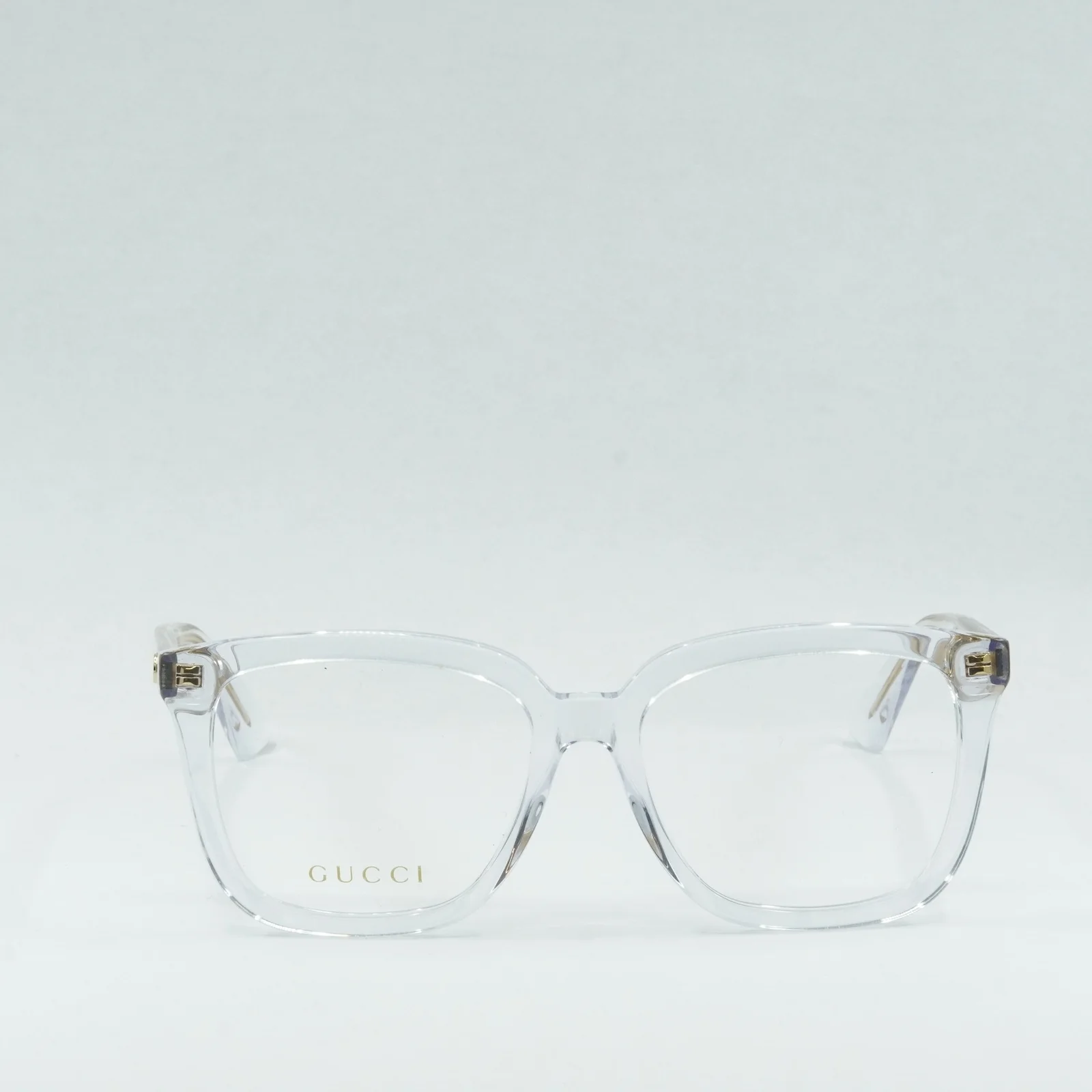 GUCCI GG1319O 003 Crystal 53mm Eyeglasses New Authentic 3