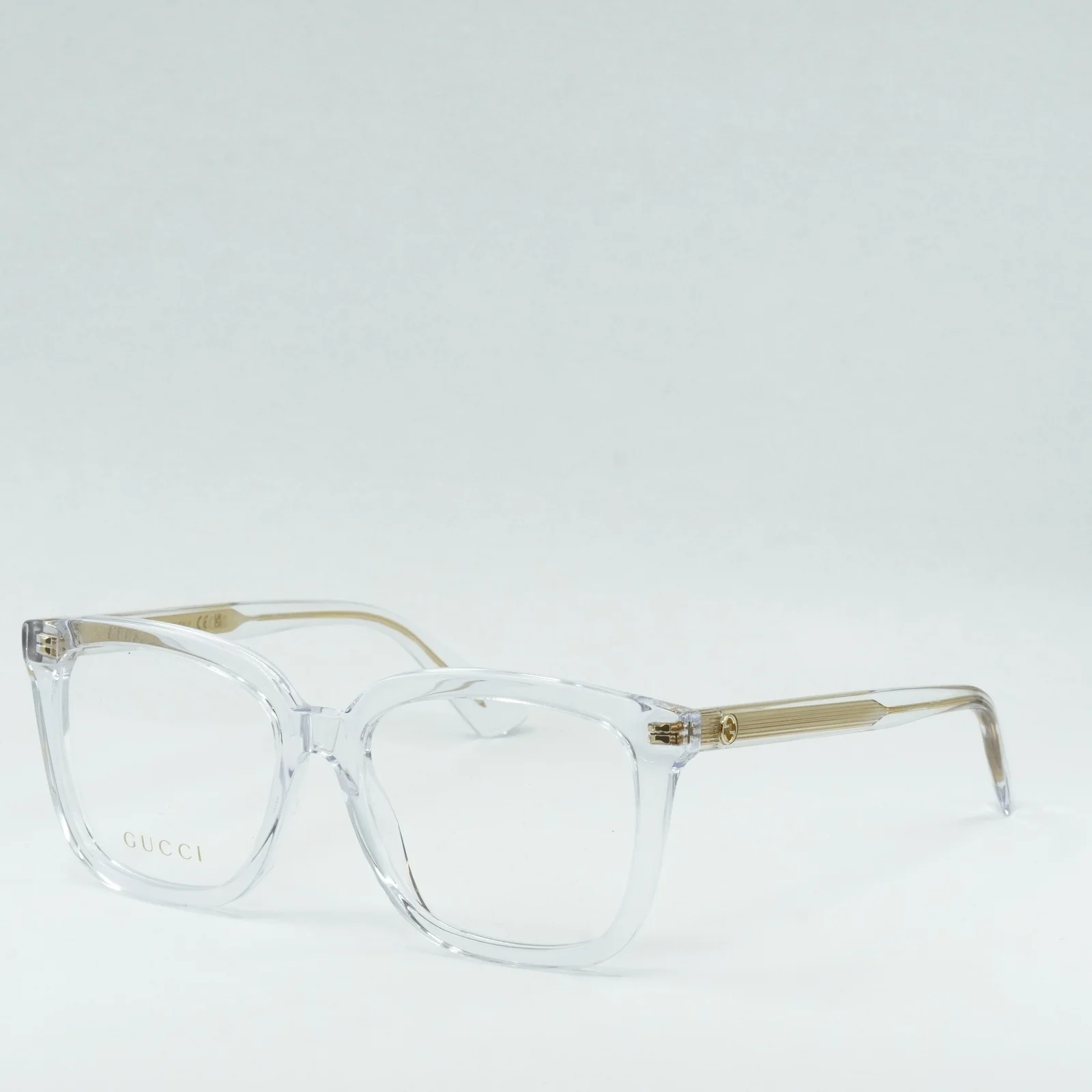 GUCCI GG1319O 003 Crystal 53mm Eyeglasses New Authentic 4